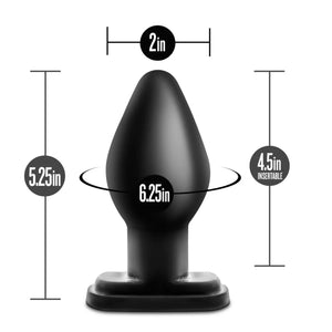 Blush Anal Adventures XL Plug 5.25 Inch Black Buy in Singapore LoveisLove U4Ria 