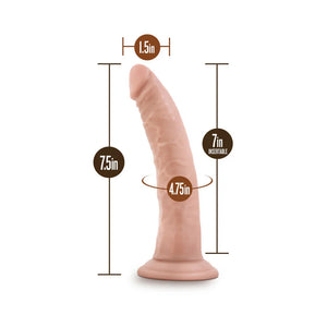 Blush Dr. Skin 7 Inch Cock With Suction Cup