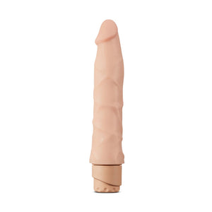 Blush Dr. Skin Cock Vibe 1 - 9 Inch Vibrating Cock Beige