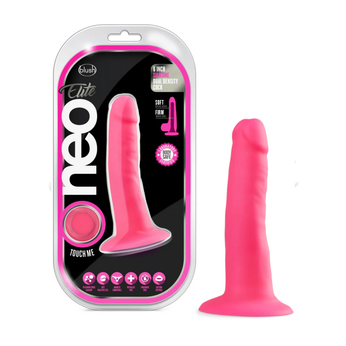 Blush Neo Elite Dual Density Platinum Cured Silicone Cock