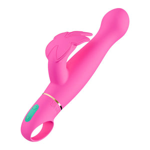 Blush Novelties Aria Naughty AF Rechargeable Silicone Rabbit Vibrator Vibrators - Rabbit Vibrators Buy Sex Toys in Singapore LoveisLove U4Ria