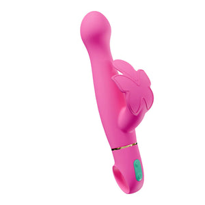 Blush Novelties Aria Naughty AF Rechargeable Silicone Rabbit Vibrator Vibrators - Rabbit Vibrators Buy Sex Toys in Singapore LoveisLove U4Ria