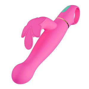 Blush Novelties Aria Naughty AF Rechargeable Silicone Rabbit Vibrator Vibrators - Rabbit Vibrators Buy Sex Toys in Singapore LoveisLove U4Ria