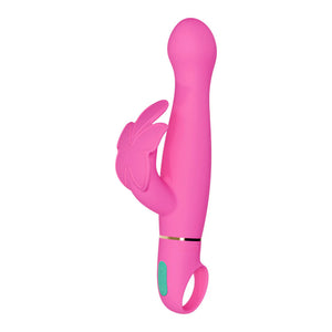 Blush Novelties Aria Naughty AF Rechargeable Silicone Rabbit Vibrator Vibrators - Rabbit Vibrators Buy Sex Toys in Singapore LoveisLove U4Ria