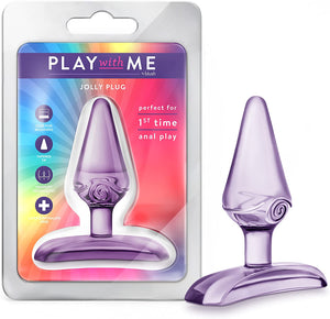Blush Play With Me Hard Jolly Plug (Perfect Plug for 1st Time Anal Play)(Just Sold)