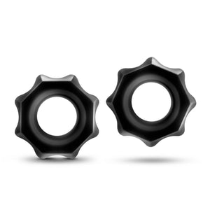 Blush Stay Hard Nutz Cockring 2-Pack Black Buy in Singapore LoveisLove U4Ria