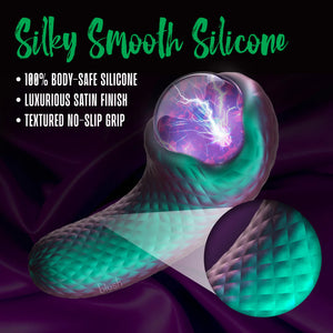Blush Temptasia Enchanted Serpent Dual Ended Vibrator With Plasma Globe Vibrators - Clitoral Suction Buy Sex Toys in Singapore LoveisLove U4Ria