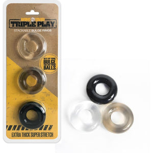 Boneyard Triple Play Cock Ring Set Buy in Singapore LoveisLove U4RIa 