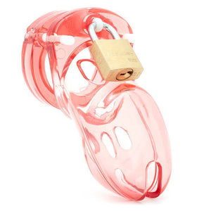 CB-X CB-3000 Male Chastity Cock Cage Kit 3 Inch Black or Pink or Red