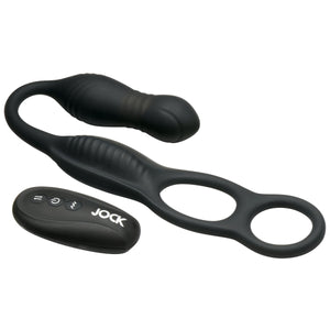 Curve Toys JOCK Hyper Thrusting & Vibrating Anal Plug with C-Ring Anal - Anal Vibrators  Buy Sex Toys in Singapore LoveisLove U4Ria