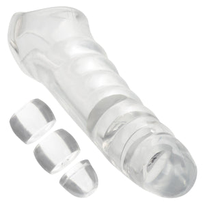 CalExotics Performance Maxx Clear Ridged Extension Set For Him - Penis Extension  Buy in Singapore LoveisLove U4Ria