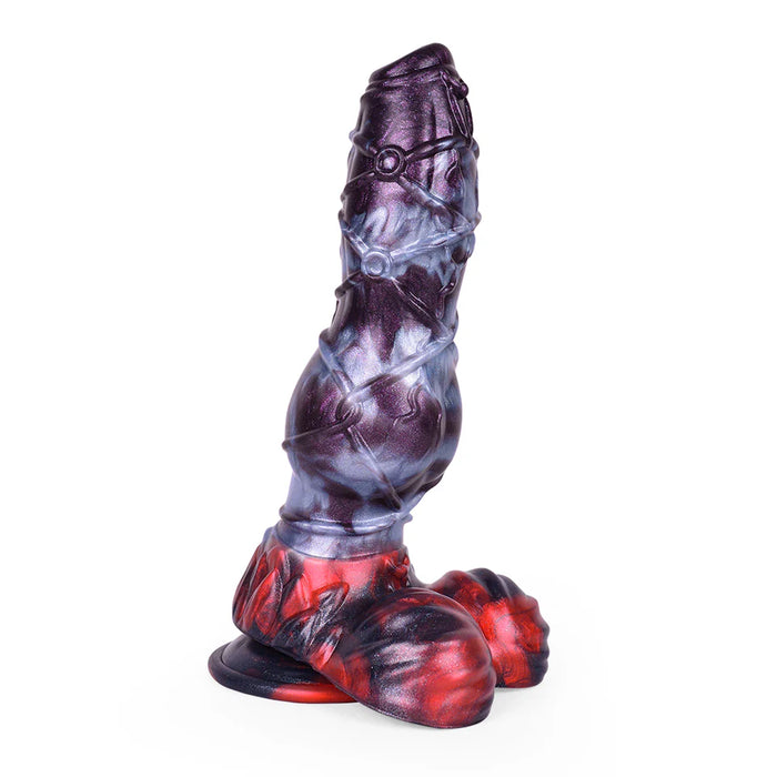 Chained Dragon Fantasy Silicone Dildo with Suction Cup 9.4 Inch