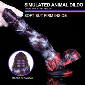 Chained Dragon Fantasy Silicone Dildo with Suction Cup 9.4 Inch Dildos - Large & Unique Dildos Buy Sex Toys in Singapore LoveisLove U4Ria