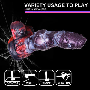 Chained Dragon Fantasy Silicone Dildo with Suction Cup 9.4 Inch Dildos - Large & Unique Dildos Buy Sex Toys in Singapore LoveisLove U4Ria