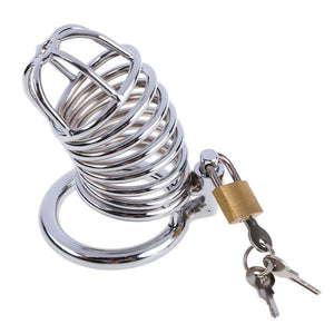 Lockable Chastity Cock Cage included