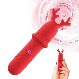 Christmas Reindeer Mini Bullet Vibrator Vibrators - Cute & Discreet Buy Sex Toys in Singapore LoveisLove U4Ria