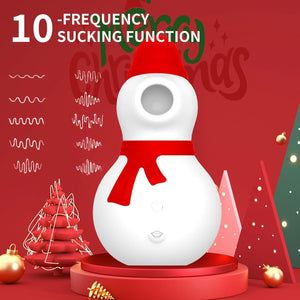 Christmas Snowman Clitoral Suction Masturbator For Her - Clitoral Suction Buy Sex Toys in Singapore LoveisLove U4Ria
