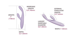 Svakom Cici+ 2 App-Controlled Slim Rabbit Vibrator Buy in Singapore LoveisLove U4Ria