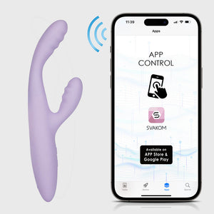 Svakom Cici+ 2 App-Controlled Slim Rabbit Vibrator Buy in Singapore LoveisLove U4Ria