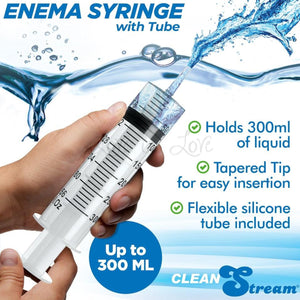 CleanStream Enema Syringe with Tube 300 ml Buy in Singapore LoveisLove U4Ria 
