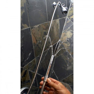 CleanStream Metal Shower Enema With Two Nozzles And Valve System Set