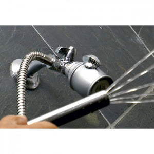 CleanStream Metal Shower Enema With Two Nozzles And Valve System Set