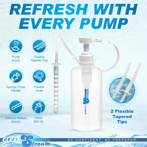 CleanStream Pump Action Enema Bottle with Nozzle Buy in Singapore LoveisLove U4Ria 