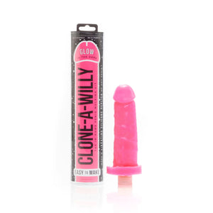 Clone-A-Willy Kit Glow-In-The-Dark Or Jet Black or Deep Tone or Pink