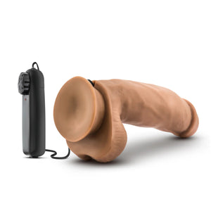 Coverboy MMA Fighter 7 Inch Vibrating Dildo with Balls Tan Buy in Singapore LoveisLove U4Ria 
