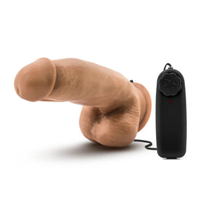 Coverboy MMA Fighter 7 Inch Vibrating Dildo with Balls Tan Buy in Singapore LoveisLove U4Ria 