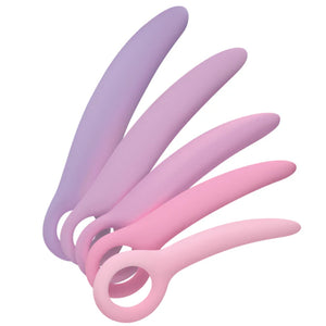 Creative Conceptions Skins Care Deluxe Silicone Curved Dilator 3-Piece Kit (S-M or M-L) or 5-Piece Kit (S-M-L) For Her - Dilator Kit/Set  Buy Sex Toys in Singapore LoveisLove U4Ria