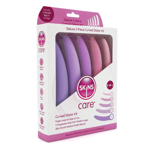 Creative Conceptions Skins Care Deluxe Silicone Curved Dilator 3-Piece Kit (S-M or M-L) or 5-Piece Kit (S-M-L) For Her - Dilator Kit/Set  Buy Sex Toys in Singapore LoveisLove U4Ria