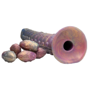 Creature Cocks Deep Invader Tentacle Ovipositor Silicone Dildo with Eggs Buy in Singapore LoveisLove U4RIa 