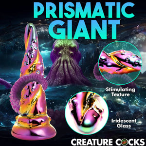 Creature Cocks Enchantress Rainbow Glass Dildo Buy in Singapore LoveisLove U4RIa 