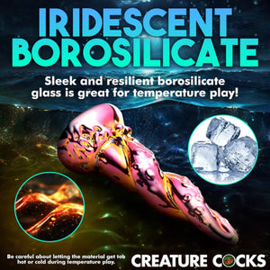 Creature Cocks Enchantress Rainbow Glass Dildo Buy in Singapore LoveisLove U4RIa 