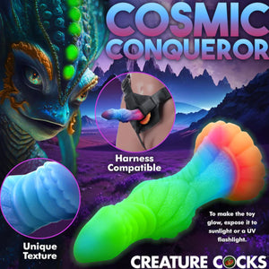 Creature Cocks Galactic Cock Alien Creature Glow-In-The-Dark Silicone Dildo Buy in Singapore LoveisLove U4Ria 