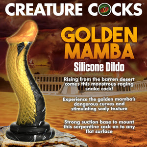 Creature Cocks Golden Mamba Silicone Dildo Buy in Singapore LoveisLove U4Ria 