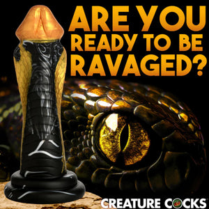 Creature Cocks Golden Mamba Silicone Dildo Buy in Singapore LoveisLove U4Ria 