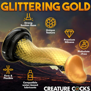 Creature Cocks Golden Mamba Silicone Dildo Buy in Singapore LoveisLove U4Ria 