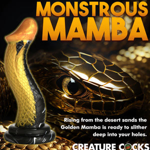 Creature Cocks Golden Mamba Silicone Dildo Buy in Singapore LoveisLove U4Ria 