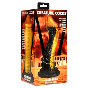 Creature Cocks Golden Mamba Silicone Dildo Buy in Singapore LoveisLove U4Ria 