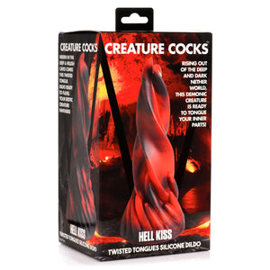 Creature Cocks Hell Kiss Twisted Tongues Silicone Dildo Red Buy in Singapore LoveisLove U4Ria 