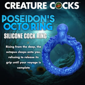 Creature Cocks Poseidon's Octo-Ring Silicone Cock Ring Buy in Singapore LoveisLove U4Ria