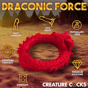 Creature Cocks Rise Of The Dragon Silicone Cock Ring Buy in Singapore LoveisLove U4Ria 