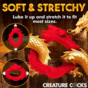 Creature Cocks Rise Of The Dragon Silicone Cock Ring Buy in Singapore LoveisLove U4Ria 