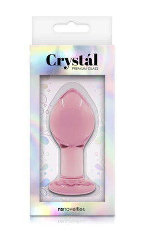 NS Novelties Crystal Premium Glass Pink 4 Inch Large