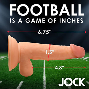 Curve Novelties Jock Football Frank 6.75 in. Dildo with Balls Light Buy in Singapore LoveisLove U4Ria 