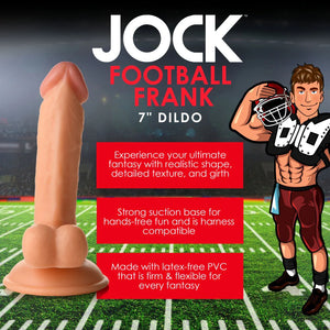 Curve Novelties Jock Football Frank 6.75 in. Dildo with Balls Light Buy in Singapore LoveisLove U4Ria 