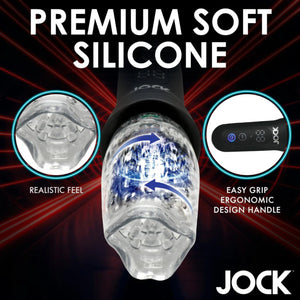 Curve Toy JOCK Spinning Thrusting & Vibrating Masturbator Buy in Singapore LoveisLove U4Ria 
