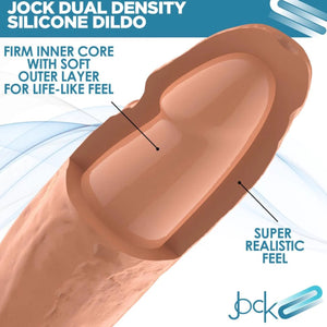 Curve Toys Jock Realistic Dual Density Silicone Dildo with Balls & Suction Cup Light Buy in Singapore LoveisLove U4Ria 